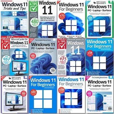 Windows 11 The Complete Manual, Tricks And Tips, For Beginners - 2022 Full Year Issues  Collection