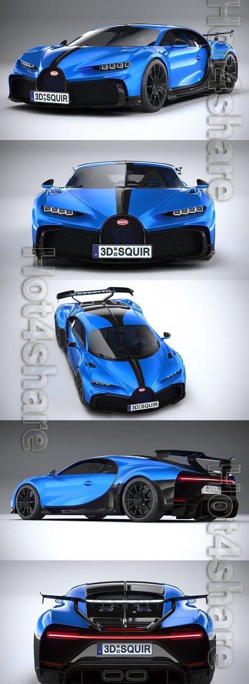 Bugatti Chiron Pur Sport 2021 3D Models