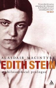 Edith Stein The Philosophical Background