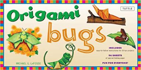 Origami Bugs Kit Kit with 2 Origami Books, 20 Fun Projects and 98 Origami Papers This Origami for Beginners Kit is Gre