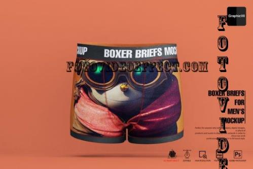 Boxer Briefs for Men's Mockup - 10890253