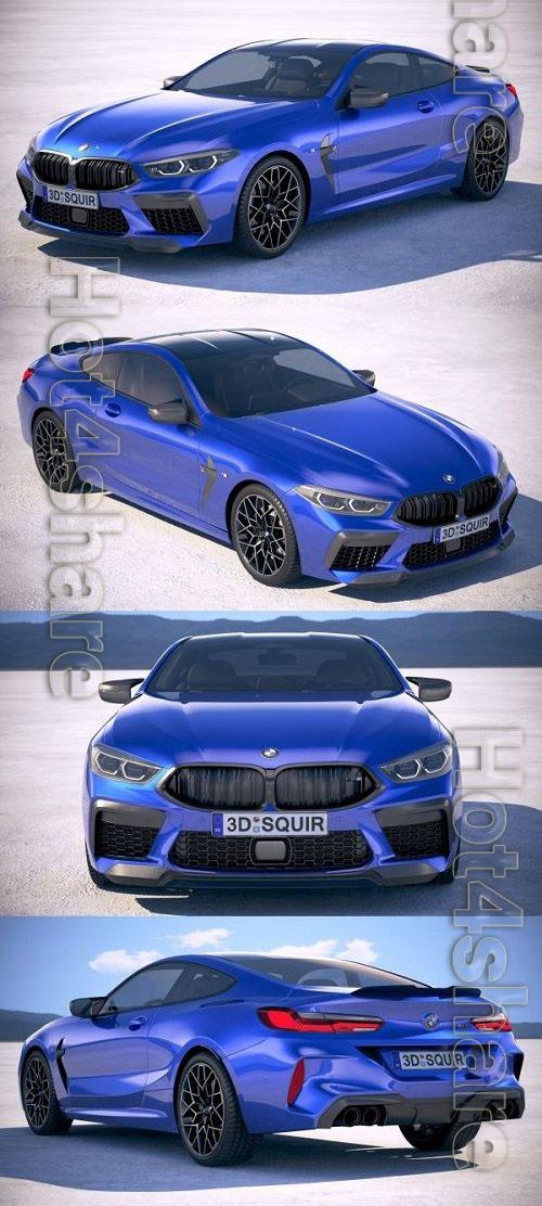 BMW M8 Gran Coupe Competition 2020 3D Models