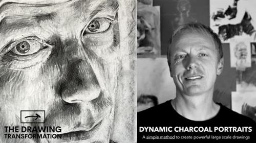 Dynamic Charcoal Portraiture The Simple Method To Create Powerful Large Scale Drawings