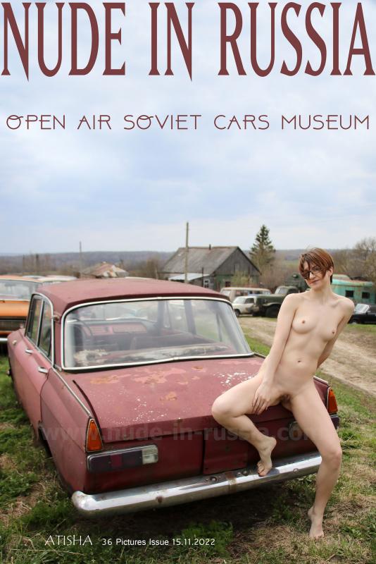 [Nude-in-russia.com] 2022-11-15 Atisha - Open Air Soviet Cars Museum [Exhibitionism] [2700*1800, 37 фото]