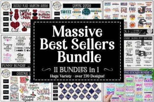 Massive Best Selling SVG Bundle