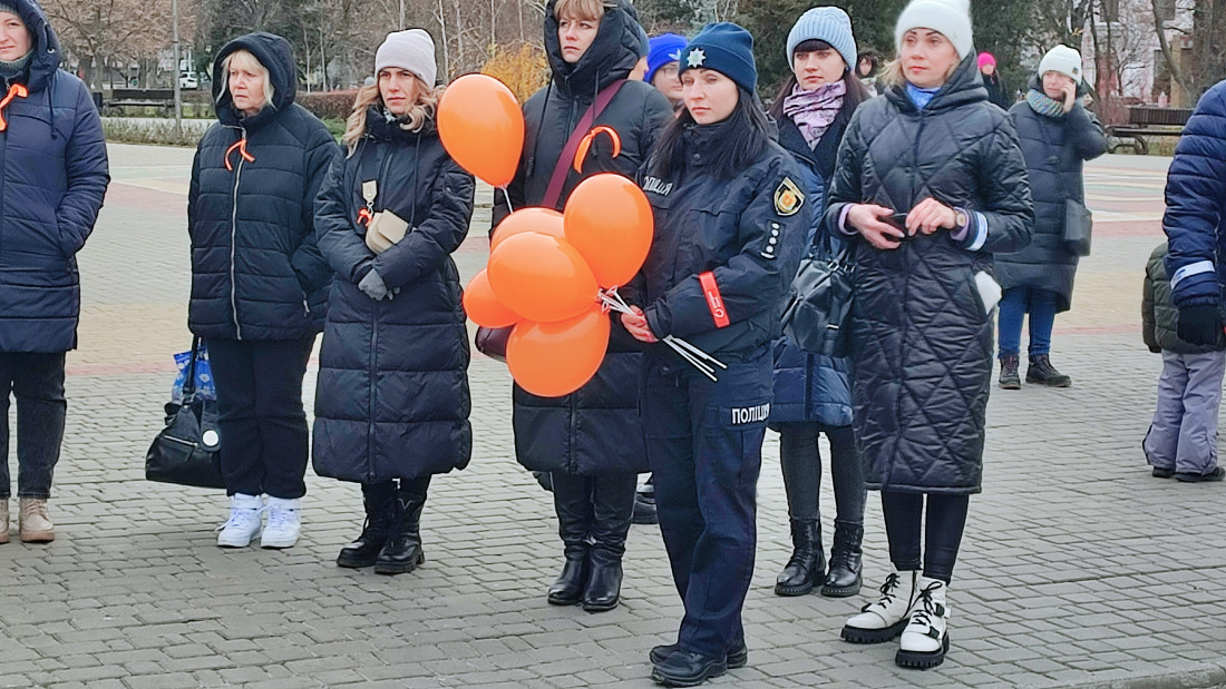 Акция против домашнего насилия