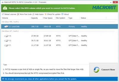 Macrorit NTFS To FAT32 Converter  v1.9.0