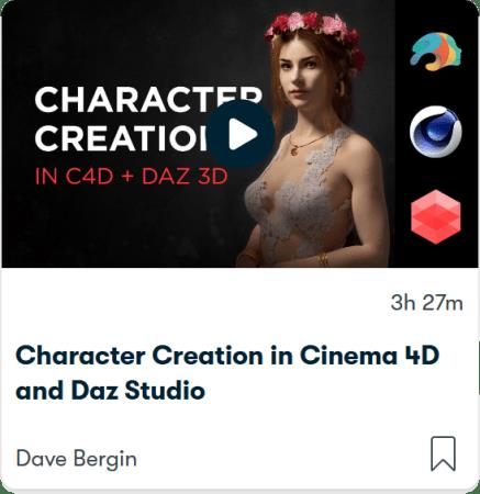 Skillshare - Character Creation in Cinema 4D and Daz Studio