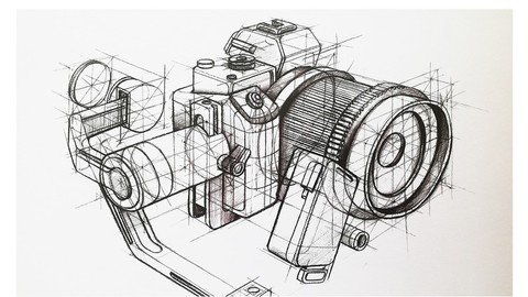Pencil Drawing Object Drawing And Design With Perspective