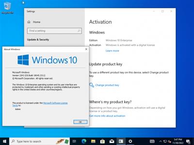 Windows 10 Enterprise 22H2 build 19045.2311 Preactivated Multilingual November  2022