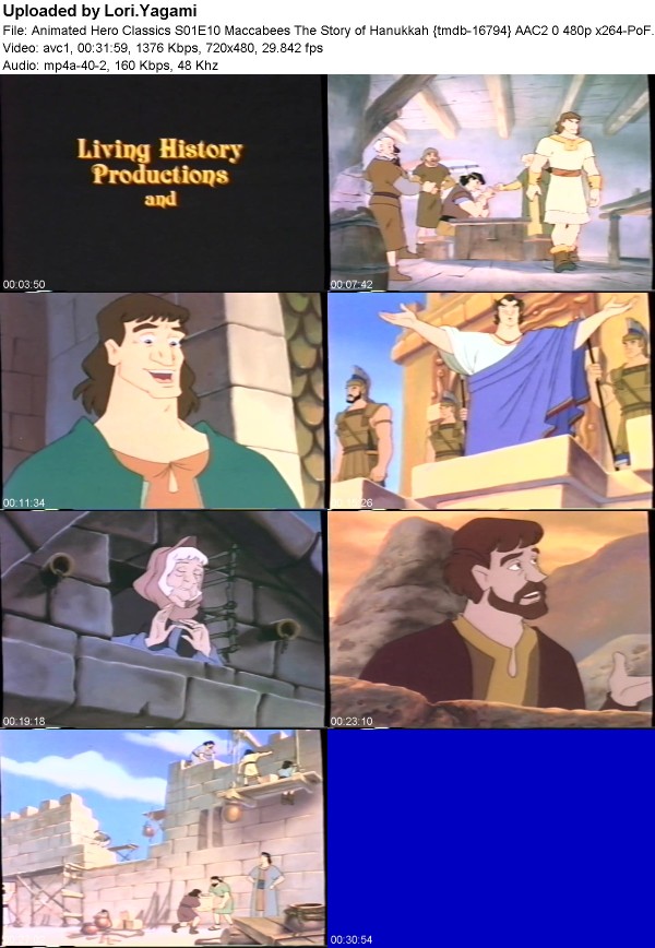 Animated Hero Classics S01E10 Maccabees The Story of Hanukkah {tmdb-16794} AAC2 0 480p x264-PoF