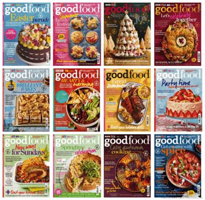 BBC Good Food Magazine UK - 2022 Full Year Issues Collection