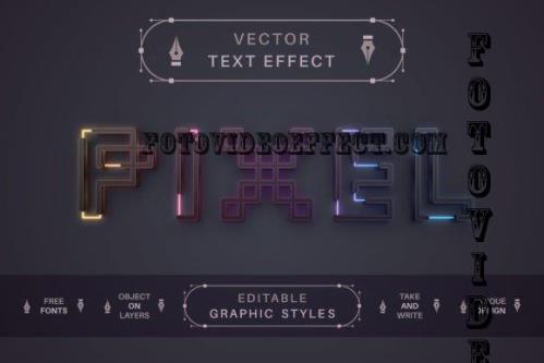 Cyber Unicorn - Editable Text Effect - 10936504