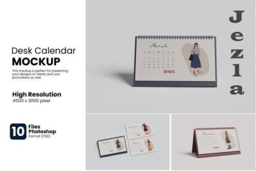 10 Desk Calendar Mockup Vol. 2