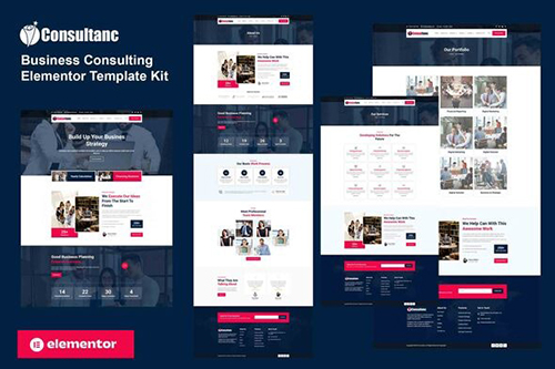 ThemeForest - Consultanc - Business Consulting Elementor Template Kit/41973259