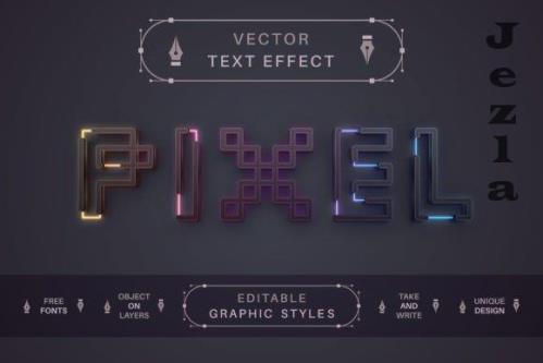 Cyber Unicorn - Editable Text Effect - 10936504