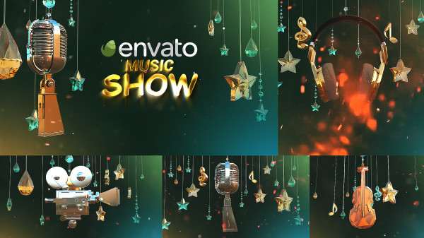 VideoHive - Music Show Broadcast Package 27096151