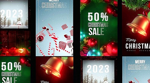 Videohive - Christmas Creative Posts and Stories 41960272 - Project For Final Cut & Apple Motion