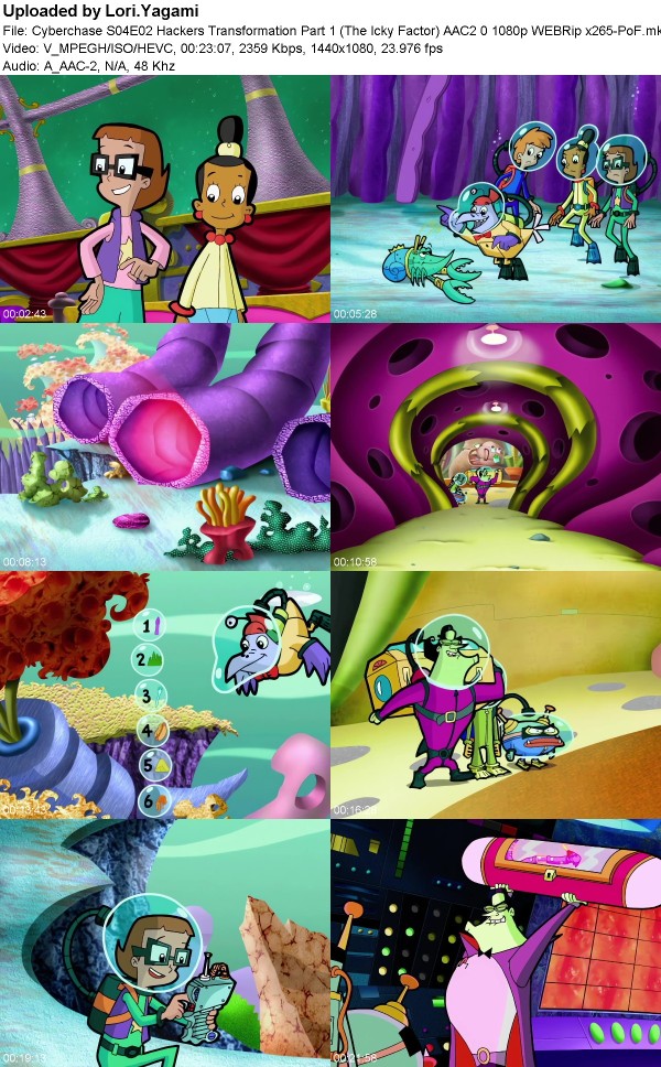 Cyberchase S04E02 Hackers Transformation Part 1 (The Icky Factor) AAC2 0 1080p WEBRip x265-PoF