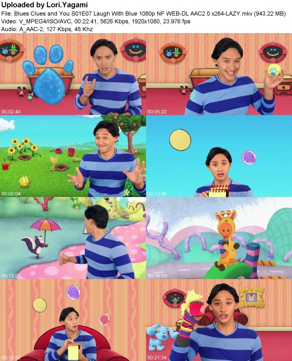 Blues Clues and You S01E07 Laugh With Blue 1080p NF WEB-DL AAC2 0 x264-LAZY