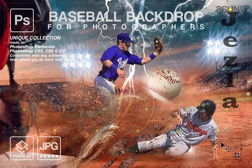Baseball Backdrop Sport Stadium - 10945292
