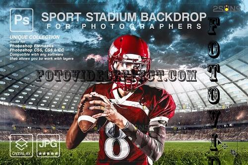 Football Backdrop Sport Stadium - 10945340