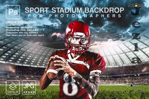 Football Backdrop Sport Stadium - 10945340