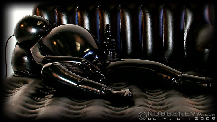 Inflatable Rubber Catsuit Fucking Part 02
