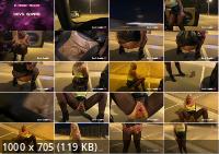 Shit in the car seat - outside on the parking deck the mess continues - Devil Sophie | 2022 | FullHD | 175 MB