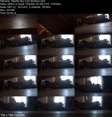 Amateur StepSis Spy Cam SD 400p