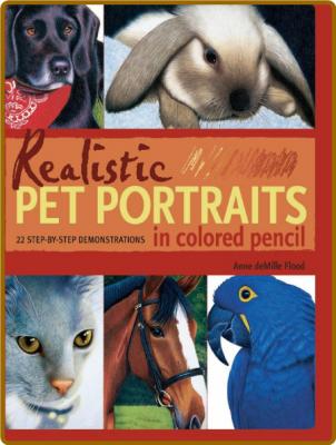 Realistic Pet Portraits in Colored Pencil