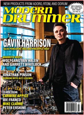 Modern Drummer Magazine-July 2022