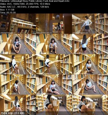 Littlesubgirl - Public Masturabte In Library [FullHD 1080p] - Amateurporn