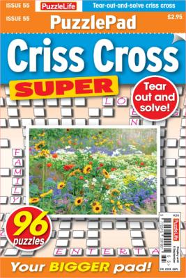 PuzzleLife PuzzlePad Criss Cross Super-11 August 2022