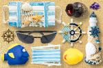Creative Market - Isolated Summer Items (PSD, PNG)