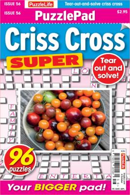 PuzzleLife PuzzlePad Criss Cross Super-08 September 2022