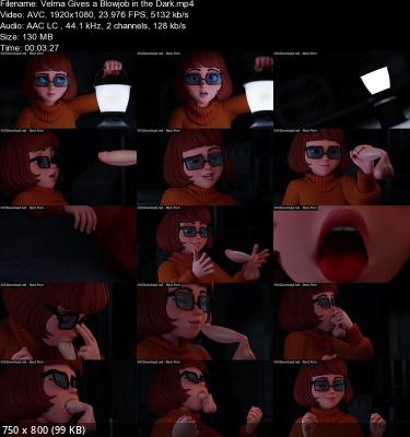 Velma Porn Cartoon Blowjob In The Dark FullHD 1080p