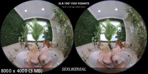 [SexLikeReal.com / SRL] Madi Collins, Maria Kazi (Aquarius Spaː Promotional Special / 29096) [2022 ., 3D 190 60FPS POV Blonde Redhead Threesome FFM Facial Cumshots Fisheye Handjob, SideBySide, 4000] [Oculus Rift / Vive]