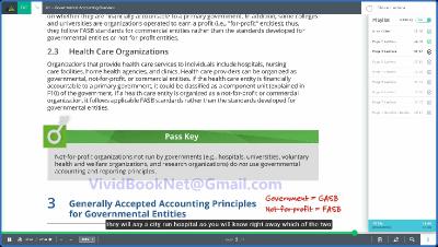 Becker CPA Reivew Note Financial Accounting and Reporting Exam content