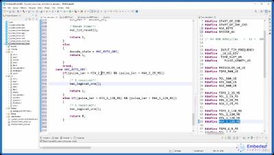 Embedded IR Remote Control with NEC Protocol