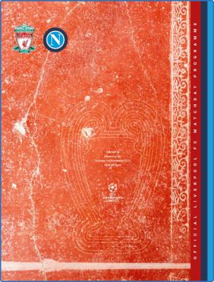 Liverpool FC Programmes - Liverpool FC vs Napoli CL - 1 November 2022